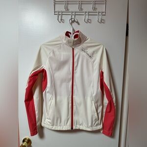 Salomon Women’s White & Red Softshell Jacket